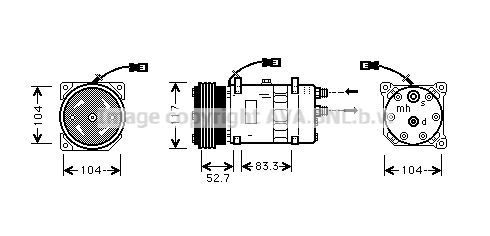 AVA QUALITY COOLING Kompresors, Gaisa kond. sistēma CNK222